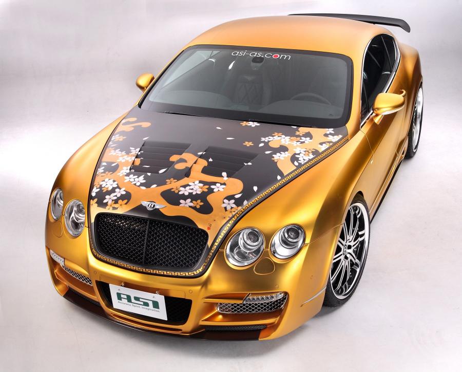  Bentley Continental GTS Tetsu Gold by ASI 2008 года  (фото 5 из 8)